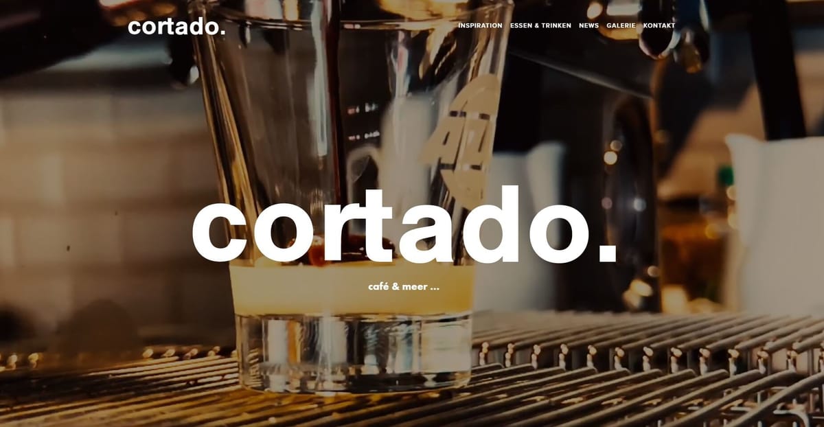 Website von Cortado Bad Godesberg