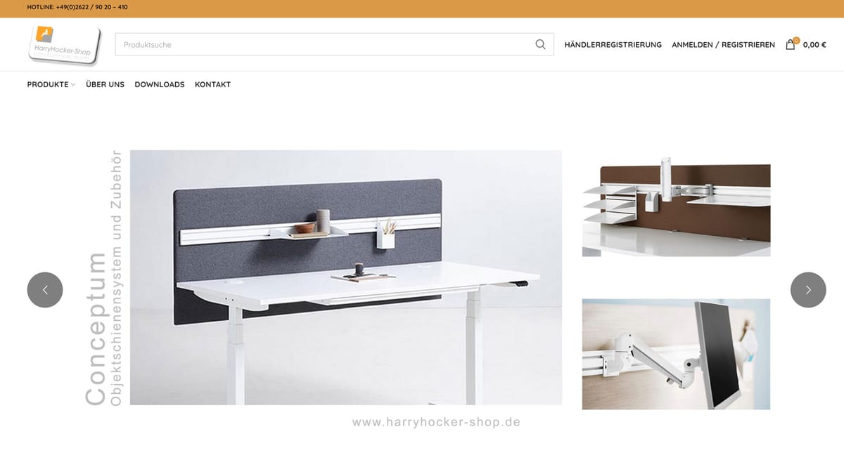 Onlineshop von Harry Hocker