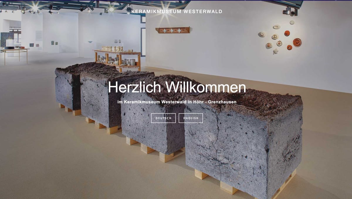 Website von Keramikmuseum