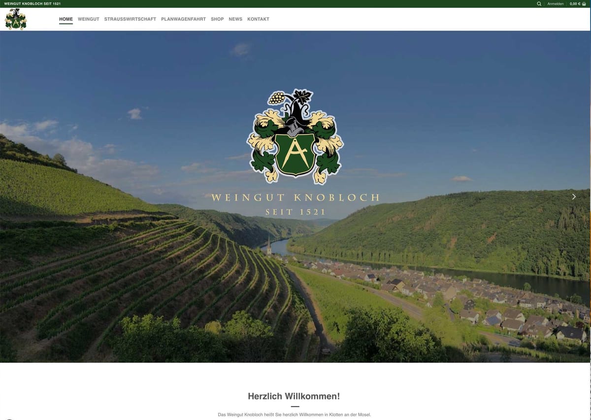 Onlineshop von Weingut Knobloch